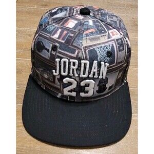 Jordan 23 Jersey Adjustable Flat Brim Pro Cap Kids Size Michael On Tube TVs
